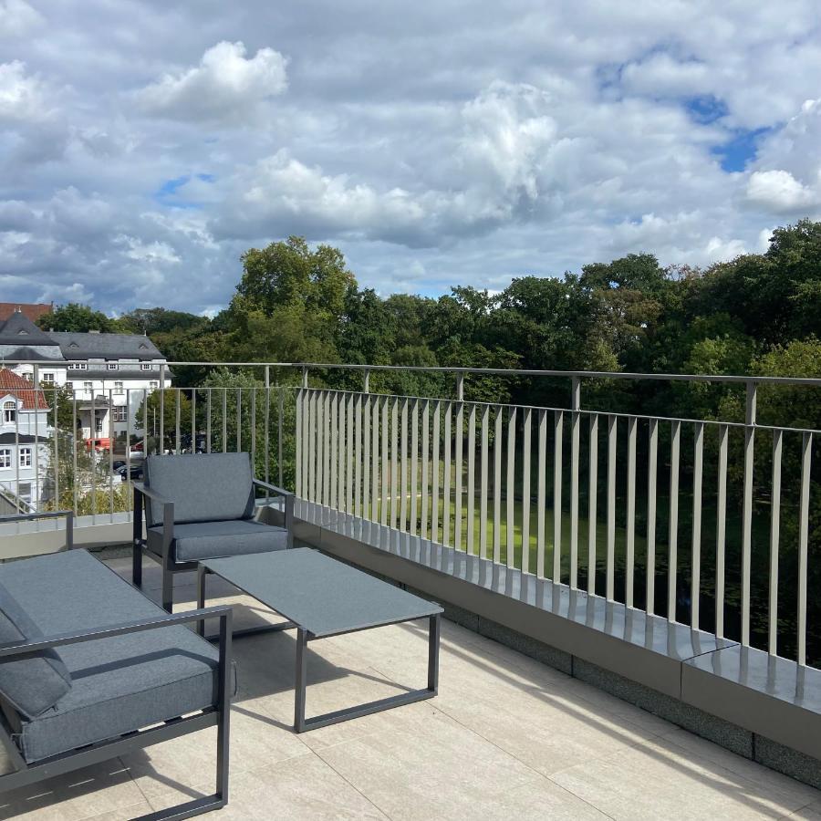 Zentrales Penthouse Mit Blick Auf Schwanenteich Leilighet Minden  Eksteriør bilde