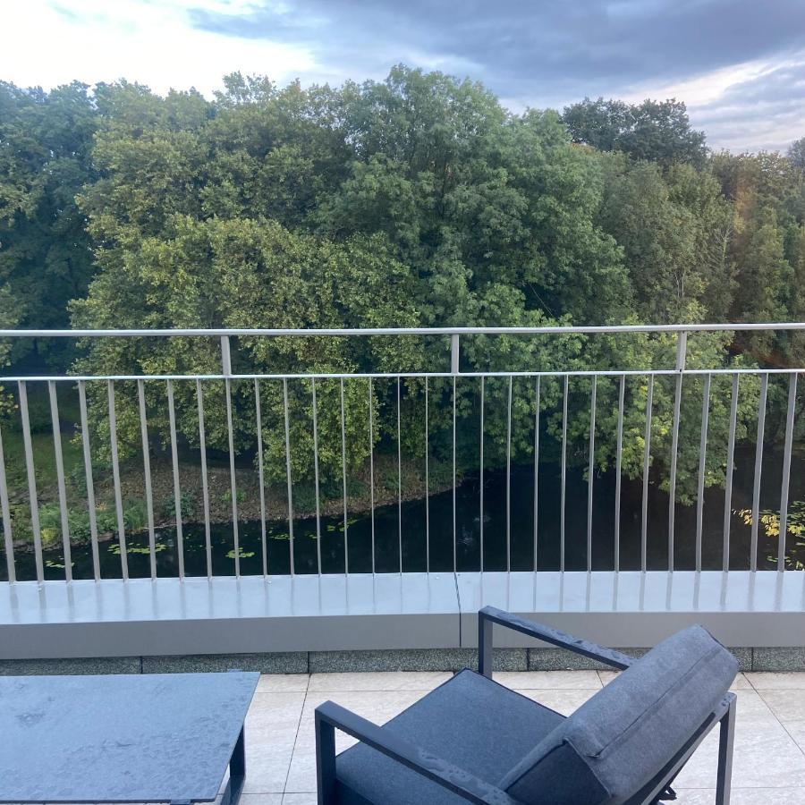 Zentrales Penthouse Mit Blick Auf Schwanenteich Leilighet Minden  Eksteriør bilde