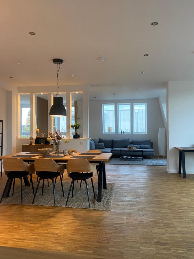Zentrales Penthouse Mit Blick Auf Schwanenteich Leilighet Minden  Eksteriør bilde