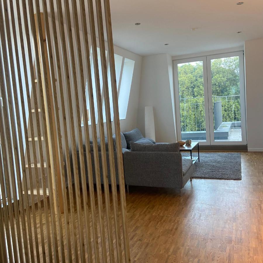 Zentrales Penthouse Mit Blick Auf Schwanenteich Leilighet Minden  Eksteriør bilde