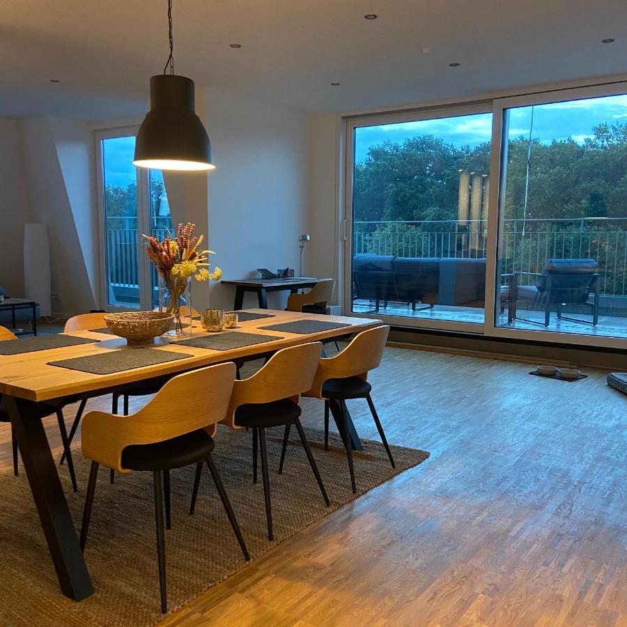 Zentrales Penthouse Mit Blick Auf Schwanenteich Leilighet Minden  Eksteriør bilde