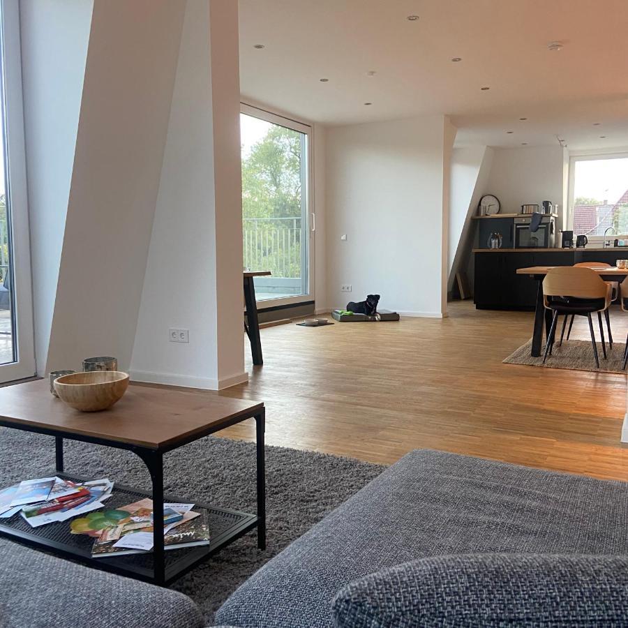 Zentrales Penthouse Mit Blick Auf Schwanenteich Leilighet Minden  Eksteriør bilde
